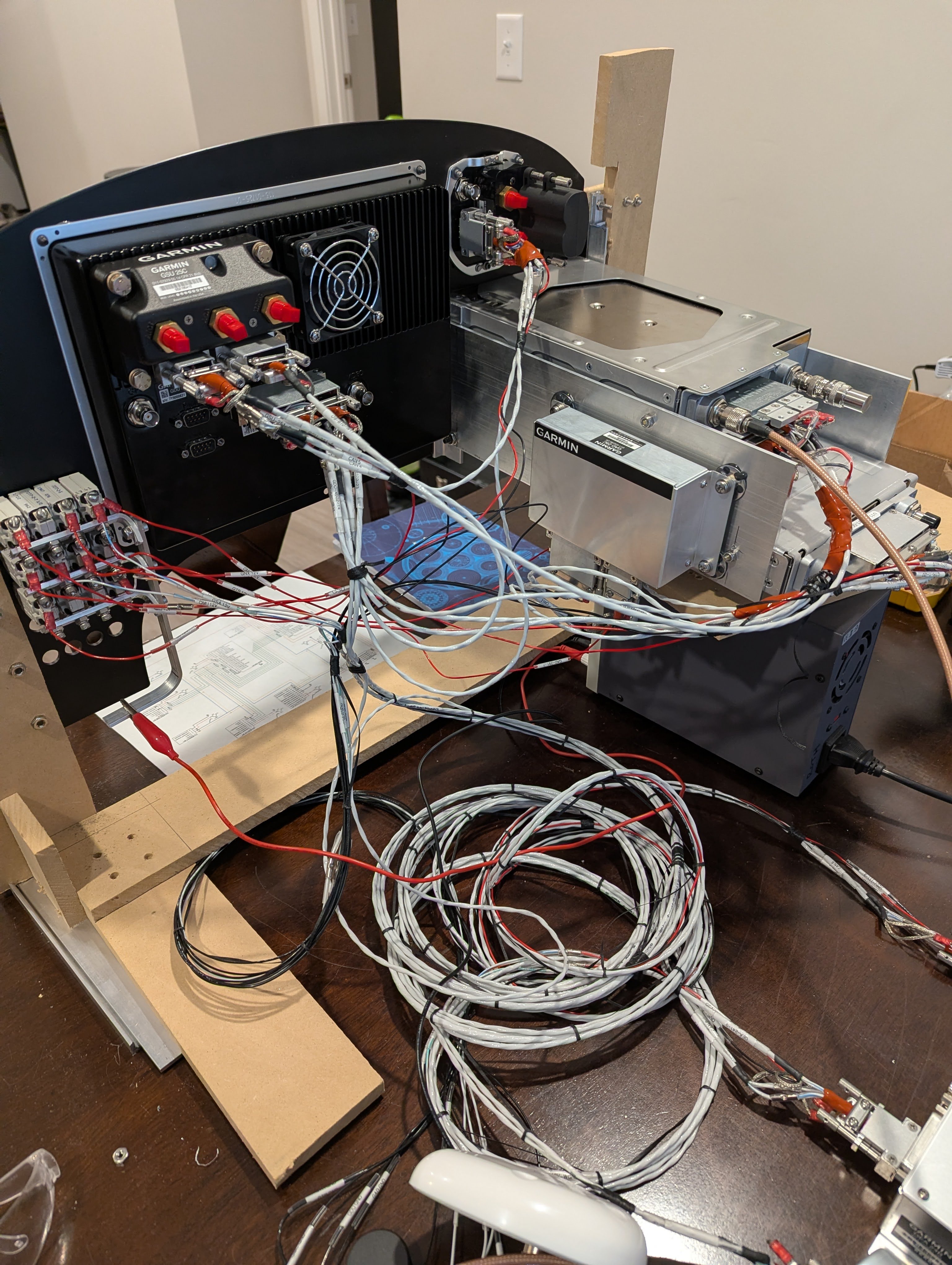 backside of the panel