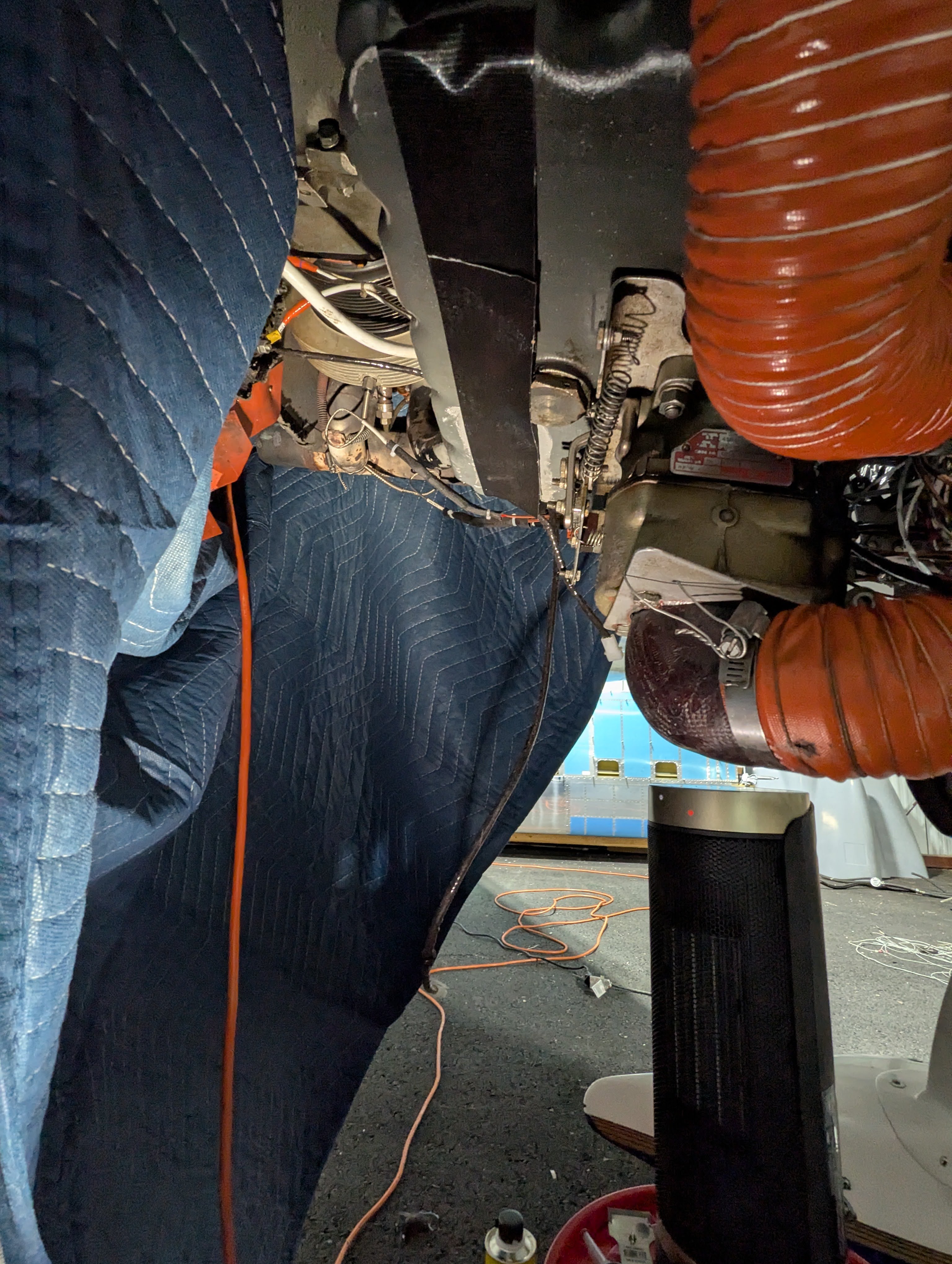 heating setup to cure the oil heater epoxy