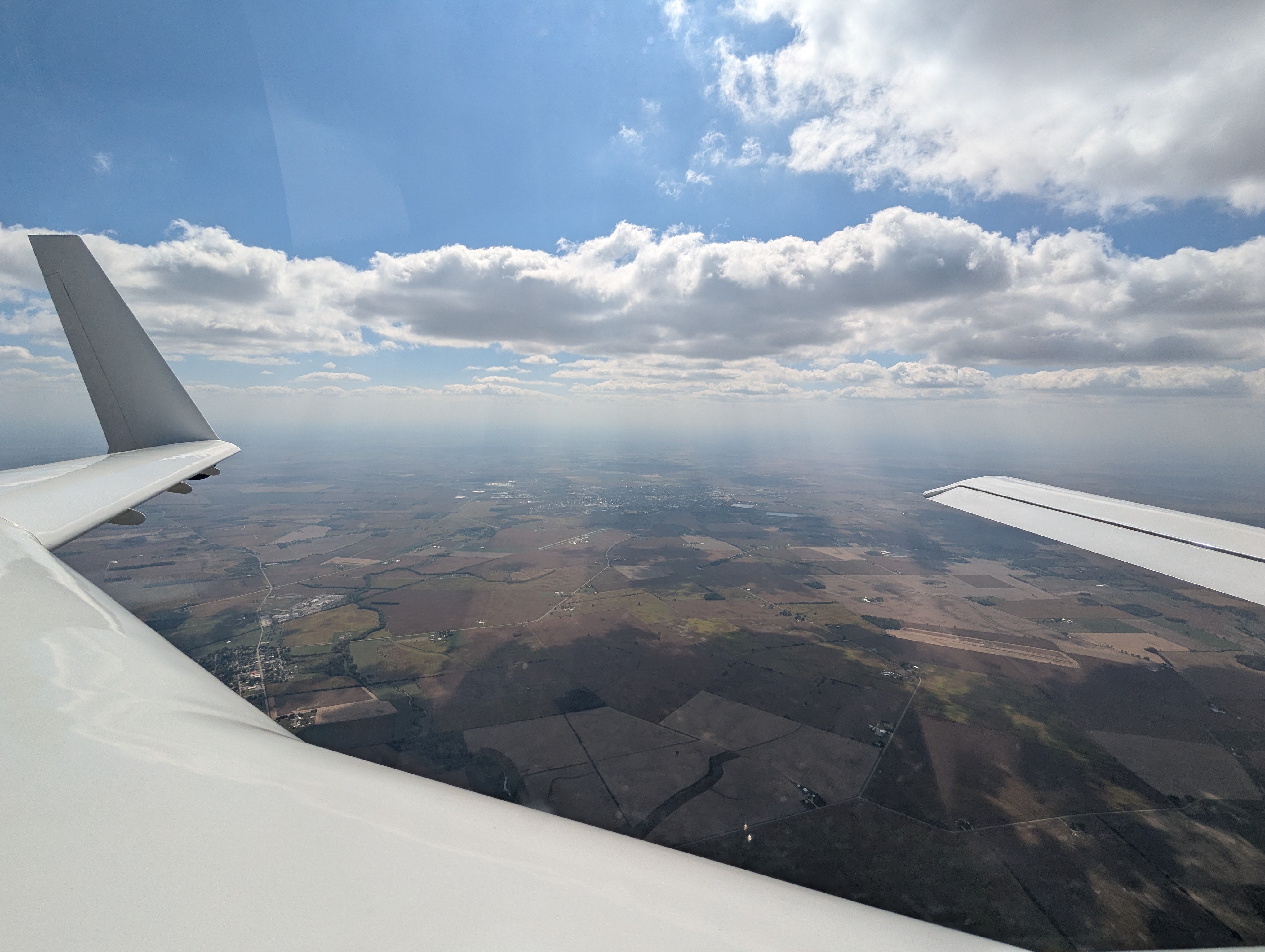 flight picture from day 1 of trip